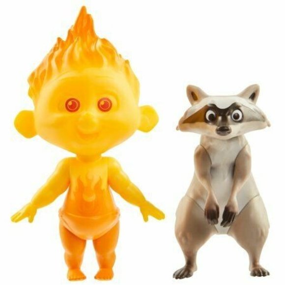 Disney Other - Disney Pixar Incredibles 2 Fire Jack-Jack and Racc